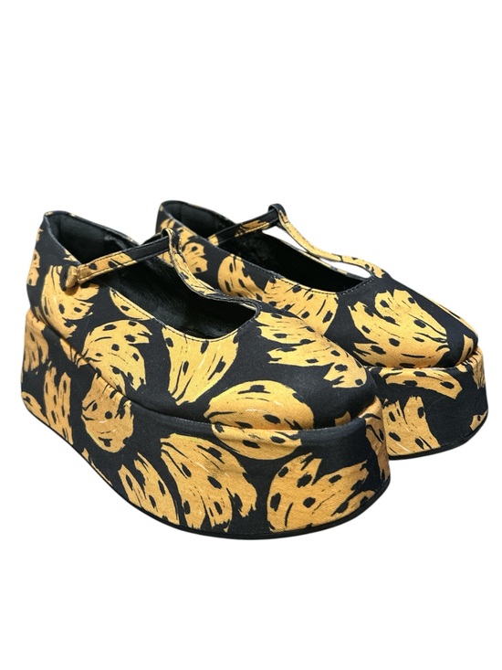 FARM Rio Shoes - Farm Rio Black Bananica Bunch Platform Ballerina Mary Jane / Women’s Sz 7.5 US